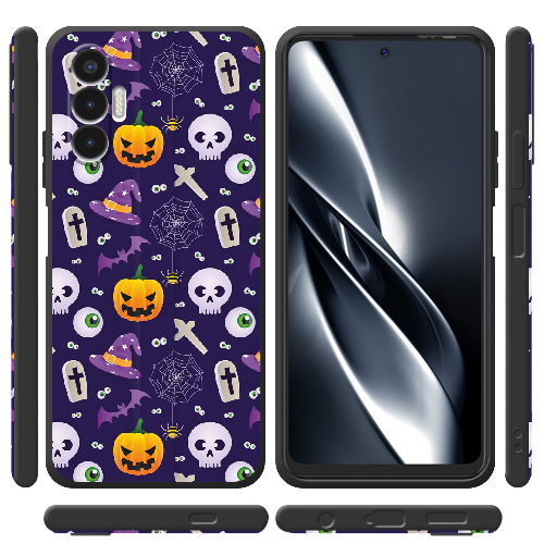 Чехол BoxFace Tecno POVA 3 Halloween Purple Mood