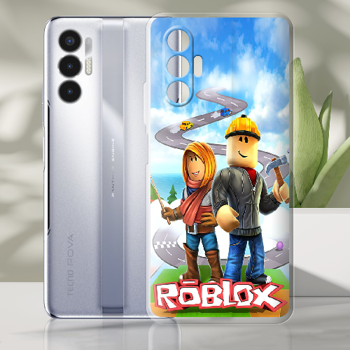 Чехол BoxFace Tecno POVA 3 Roblox Білдерман