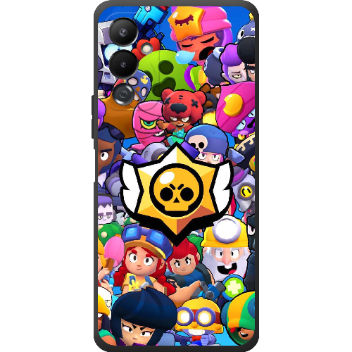 Чехол BoxFace Tecno POVA 4 Brawl Stars