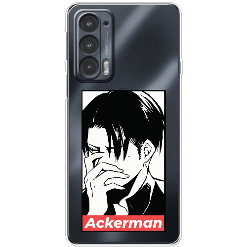 Чехол BoxFace Motorola Edge 20 Attack On Titan - Ackerman