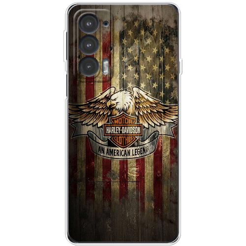 Чехол BoxFace Motorola Edge 20 Harley Davidson An American Legend