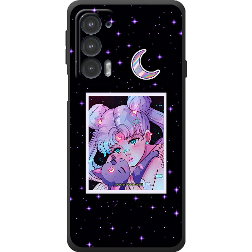 Чехол BoxFace Motorola Edge 20 Sailor Moon night