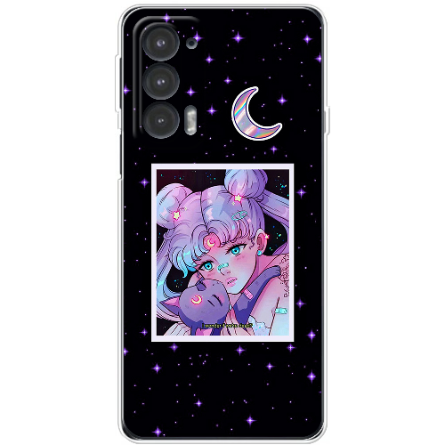 Чехол BoxFace Motorola Edge 20 Sailor Moon night