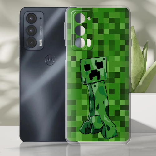 Чехол BoxFace Motorola Edge 20 Minecraft Creeper