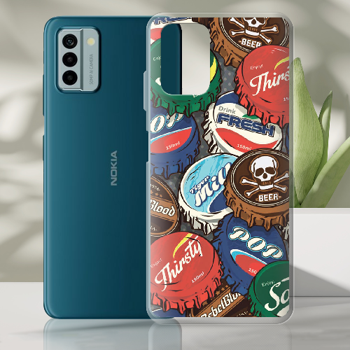 Чехол BoxFace Nokia G22 Drink Lids