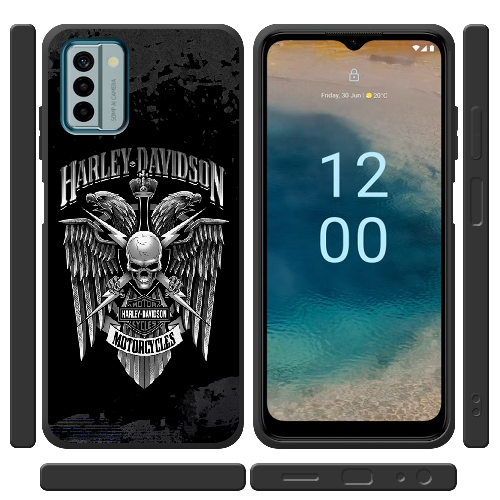 Чехол BoxFace Nokia G22 Harley Davidson skull and eagles