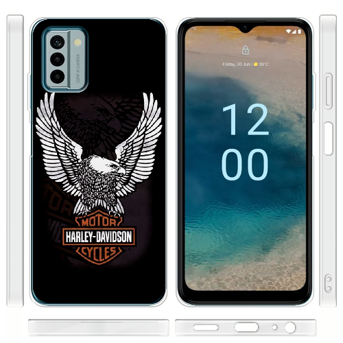 Чехол BoxFace Nokia G22 Harley Davidson and eagle