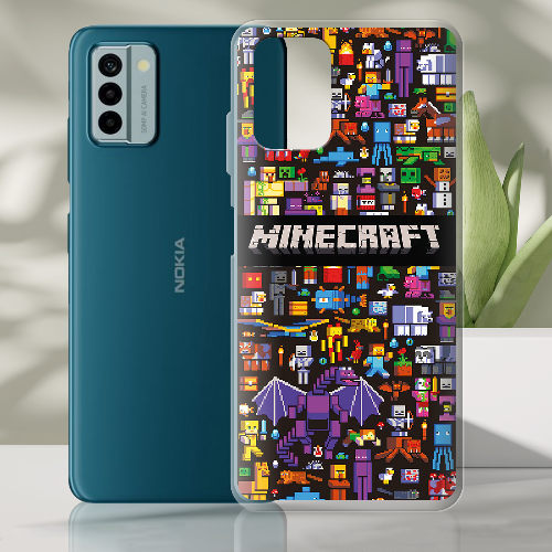 Чехол BoxFace Nokia G22 Minecraft Mobbery