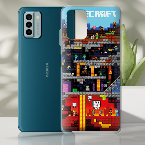 Чехол BoxFace Nokia G22 Minecraft Lode Runner