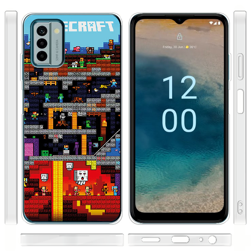 Чехол BoxFace Nokia G22 Minecraft Lode Runner