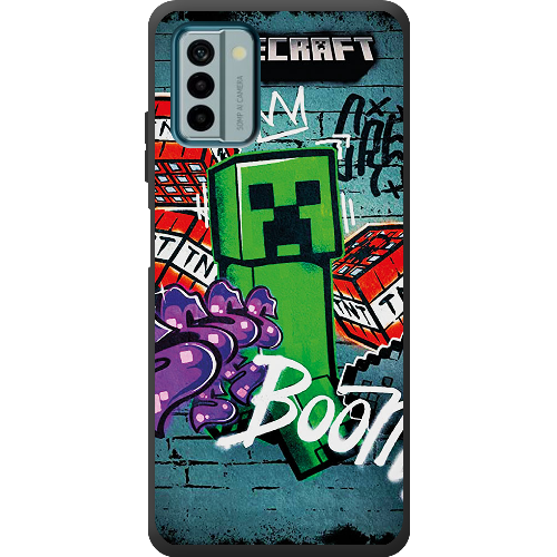 Чехол BoxFace Nokia G22 Minecraft Graffiti