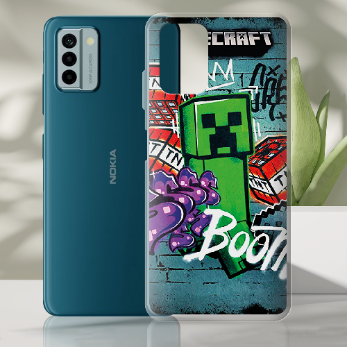 Чехол BoxFace Nokia G22 Minecraft Graffiti