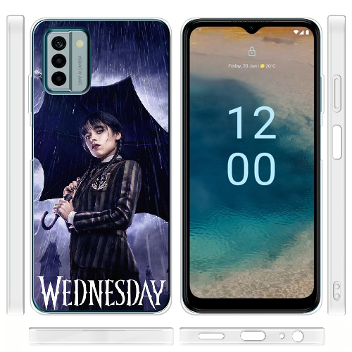 Чехол BoxFace Nokia G22 Wednesday Addams