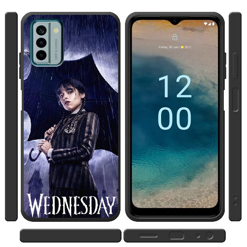 Чехол BoxFace Nokia G22 Wednesday Addams