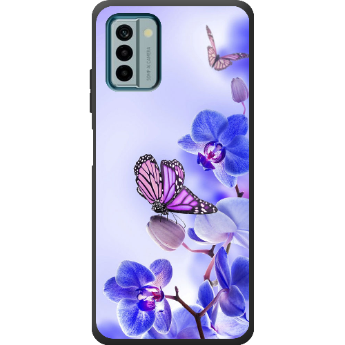 Чехол BoxFace Nokia G22 Orchids and Butterflies