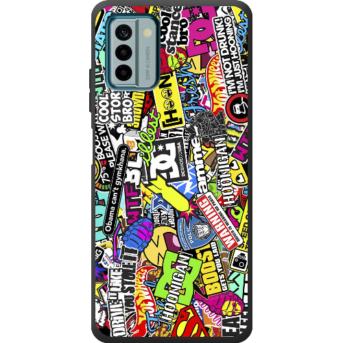 Чехол BoxFace Nokia G22 Multicolored Inscriptions