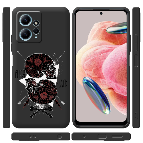 Чехол BoxFace Xiaomi Redmi Note 12 4G Pitch black