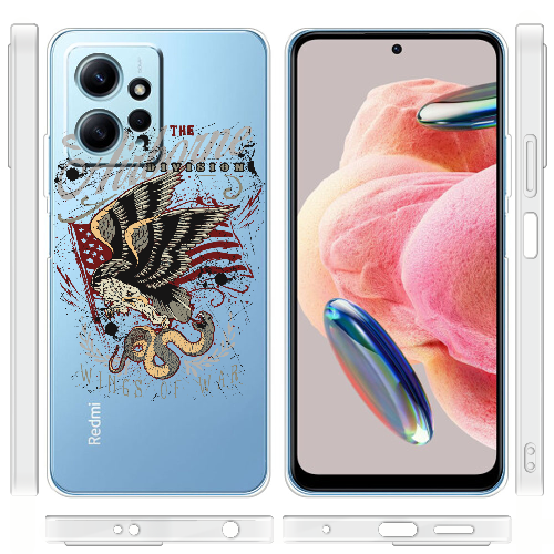 Чехол BoxFace Xiaomi Redmi Note 12 4G Wings of War