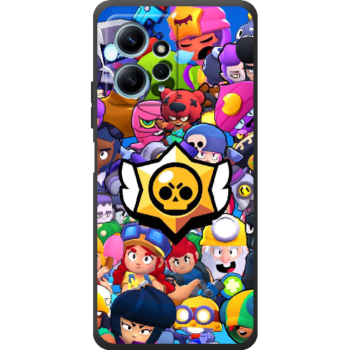 Чехол BoxFace Xiaomi Redmi Note 12 4G Brawl Stars