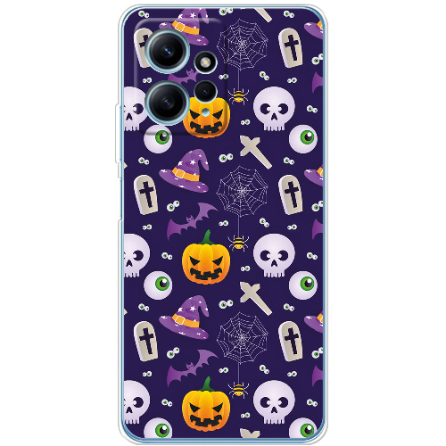 Чехол BoxFace Xiaomi Redmi Note 12 4G Halloween Purple Mood