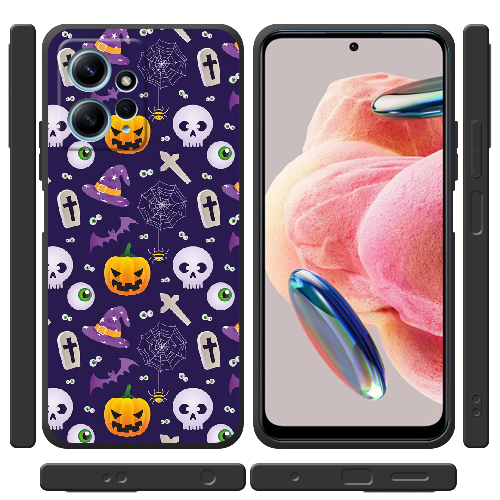 Чехол BoxFace Xiaomi Redmi Note 12 4G Halloween Purple Mood