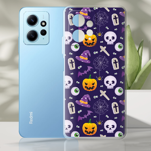 Чехол BoxFace Xiaomi Redmi Note 12 4G Halloween Purple Mood