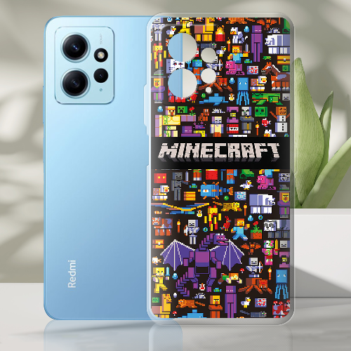 Чехол BoxFace Xiaomi Redmi Note 12 4G Minecraft Mobbery