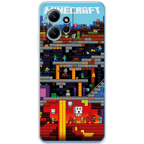 Чехол BoxFace Xiaomi Redmi Note 12 4G Minecraft Lode Runner