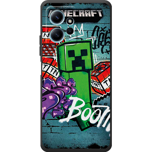 Чехол BoxFace Xiaomi Redmi Note 12 4G Minecraft Graffiti