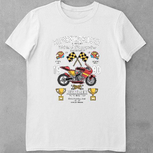 Дитяча футболка для хлопчиків Superbike Racer