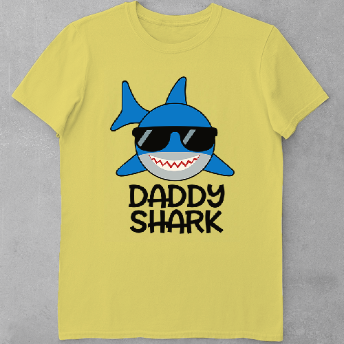 Дитяча футболка для хлопчиків Baby Shark Daddy Акула в очках