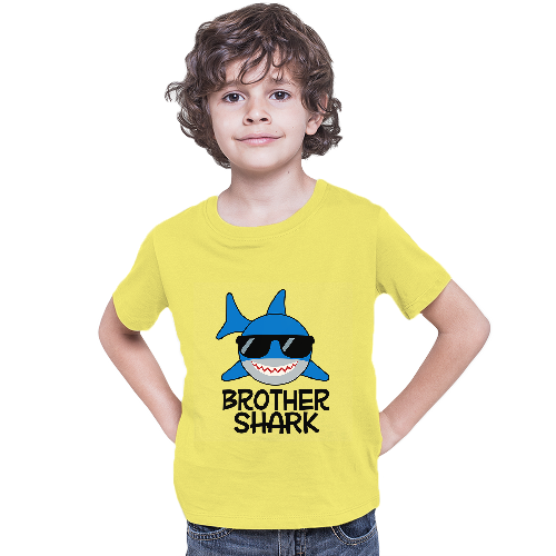 Дитяча футболка для хлопчиків Baby Shark Brother Акула в очках