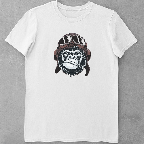 Дитяча футболка для хлопчиків Gorilla head pilot