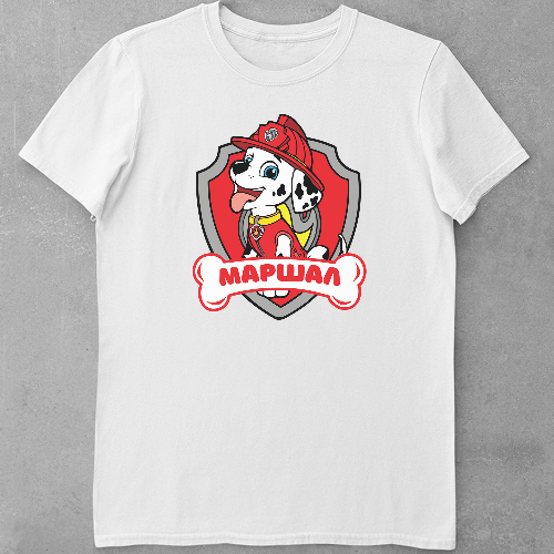 Дитяча футболка для хлопчиків Щенячий патруль Маршал