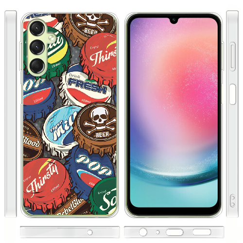 Чехол BoxFace Samsung Galaxy A24 (A245) Drink Lids