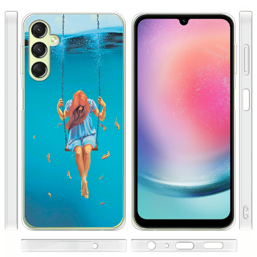 Чехол BoxFace Samsung Galaxy A24 (A245) Girl In The Sea