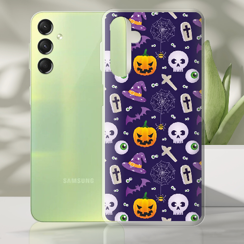 Чехол BoxFace Samsung Galaxy A24 (A245) Halloween Purple Mood