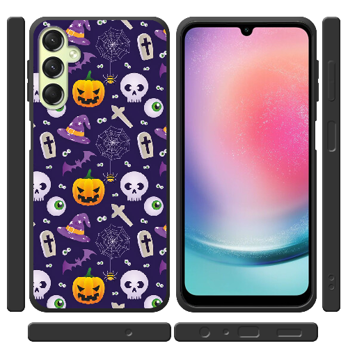 Чехол BoxFace Samsung Galaxy A24 (A245) Halloween Purple Mood