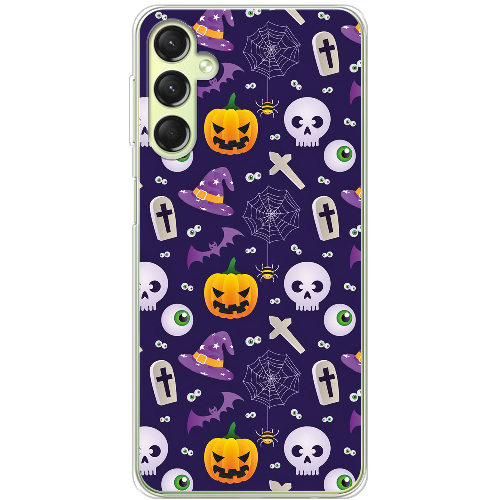 Чехол BoxFace Samsung Galaxy A24 (A245) Halloween Purple Mood