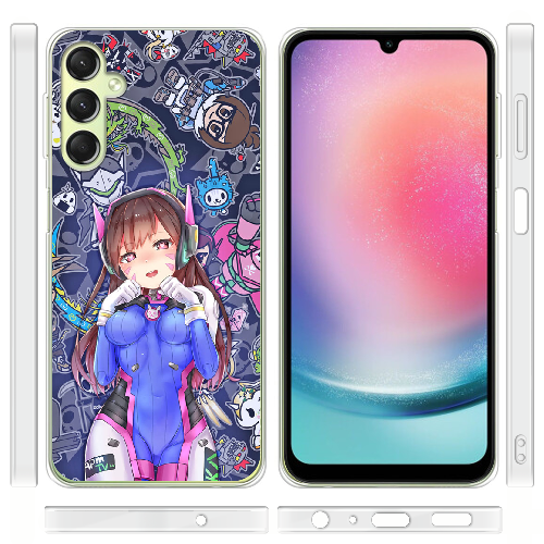 Чехол BoxFace Samsung Galaxy A24 (A245) Overwatch D.VA