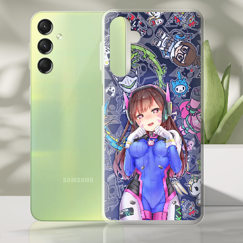 Чехол BoxFace Samsung Galaxy A24 (A245) Overwatch D.VA