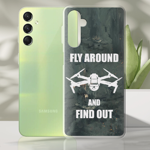 Чехол BoxFace Samsung Galaxy A24 (A245) Дрон Fly Around