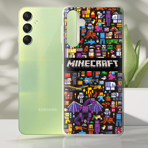 Чехол BoxFace Samsung Galaxy A24 (A245) Minecraft Mobbery