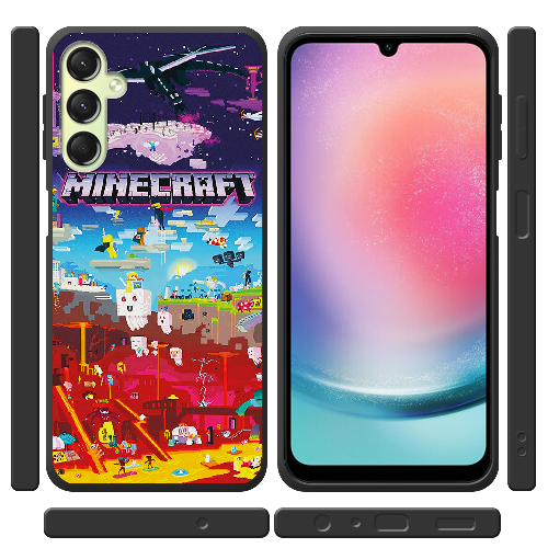 Чехол BoxFace Samsung Galaxy A24 (A245) Minecraft World Beyond