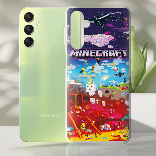 Чехол BoxFace Samsung Galaxy A24 (A245) Minecraft World Beyond