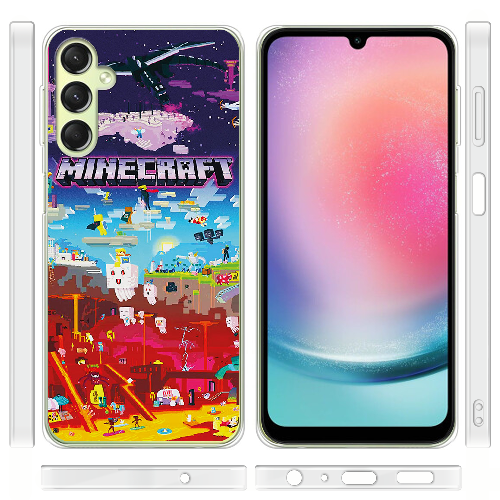 Чехол BoxFace Samsung Galaxy A24 (A245) Minecraft World Beyond