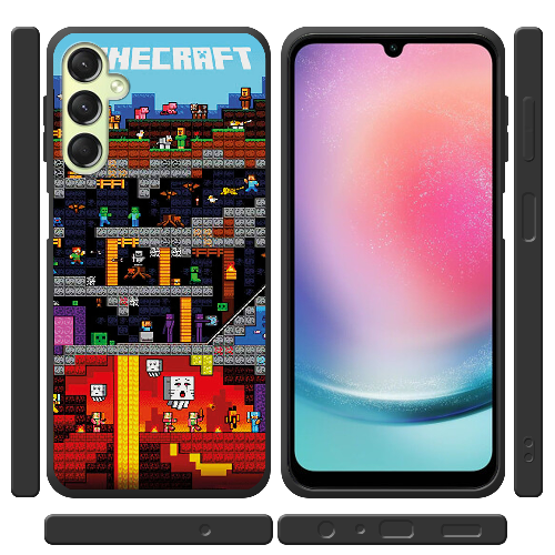 Чехол BoxFace Samsung Galaxy A24 (A245) Minecraft Lode Runner