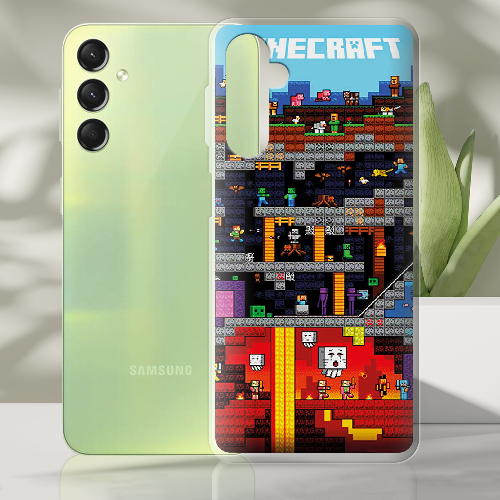 Чехол BoxFace Samsung Galaxy A24 (A245) Minecraft Lode Runner