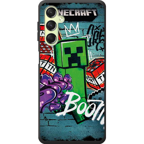 Чехол BoxFace Samsung Galaxy A24 (A245) Minecraft Graffiti