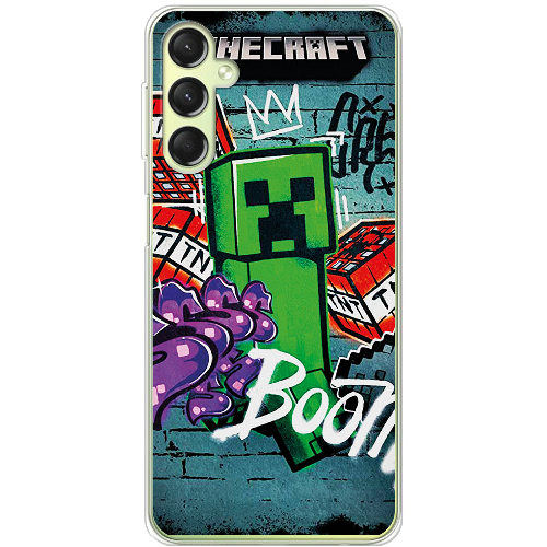 Чехол BoxFace Samsung Galaxy A24 (A245) Minecraft Graffiti